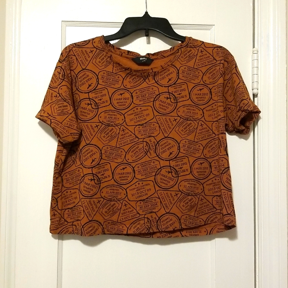 Max Travel Crop Top Size L.